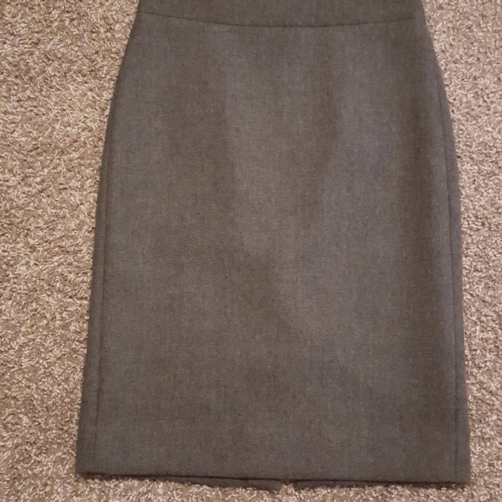 J. Crew No. 2 Pencil Skirt Grey